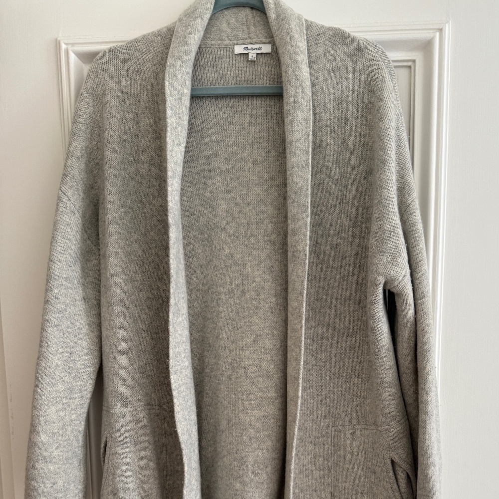 Madewell Wool Duster, Size Small